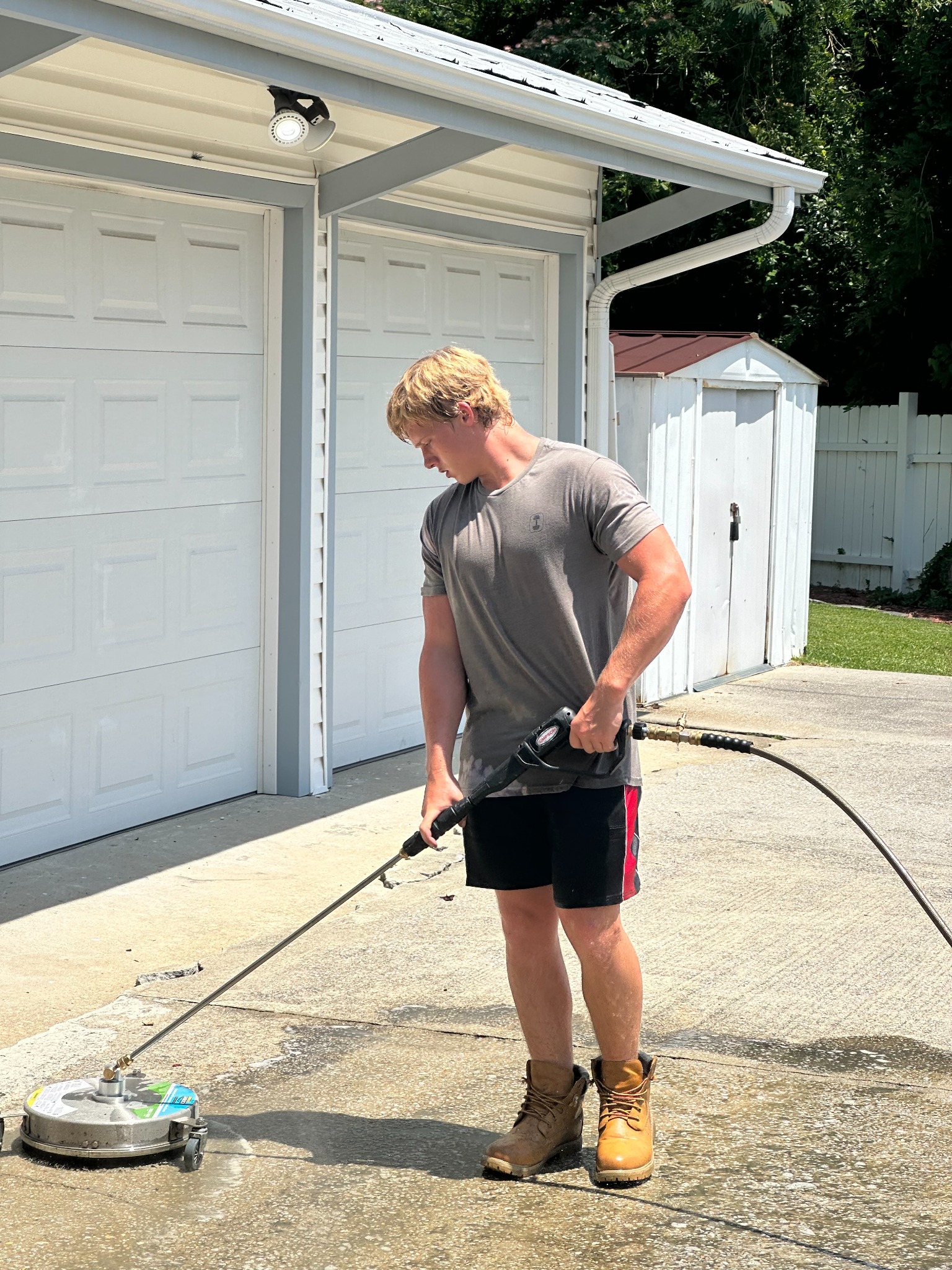 Soft washing professional